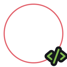 Borda da foto com uma tag html